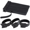 Picture of MVYC 120PCS 6 Inch Reusable Cable Ties Wire Ties Cord Organizer Cable Organizer Adjustable Cable Management Black