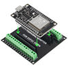 Picture of DORHEA 3 Sets ESP-WROOM-32 ESP32 ESP-32S Development Board Type C Interface WiFi ESP-WROOM-32 with ESP32 Breakout Board Shield Terminal Adapter for ESP32 30Pin