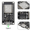 Picture of DORHEA 3 Sets ESP-WROOM-32 ESP32 ESP-32S Development Board Type C Interface WiFi ESP-WROOM-32 with ESP32 Breakout Board Shield Terminal Adapter for ESP32 30Pin