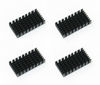 Picture of Easycargo 4pcs 25mm Heatsink, Cooler Heat Sink for Cooling LED IC Chips CPU GPU VGA (4pcs 50mmx25mmx10mm)