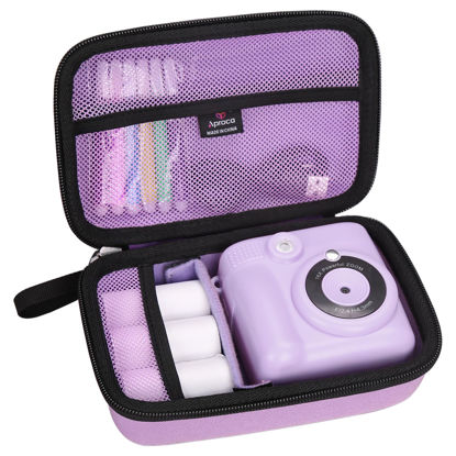 Picture of Aproca Purple Hard Travel Storage Protective Case, for ESOXOFFORE Instant Print Camera and Accessories