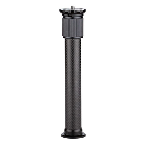 Picture of Carbon Fiber Tripod Extension Two-Section Rod Central Column Extender Tube for Photo Studio Monopod DSLR Camera Microphone Stand