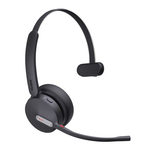 Picture of Yealink BH70 UC (NO Dongle) Wireless Bluetooth Headset with Microphone for Work, 35h Talking Battery Life, 3-Mic Noise Cancellation Headsets for Computer, 91g Lightweight Headphone for Open Office
