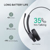 Picture of Yealink BH70 UC (NO Dongle) Wireless Bluetooth Headset with Microphone for Work, 35h Talking Battery Life, 3-Mic Noise Cancellation Headsets for Computer, 91g Lightweight Headphone for Open Office