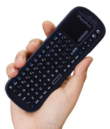 Picture of iPazzPort 2.4G Mini Wireless Keyboard with Touchpad Mouse Combo, Lightweight Portable Keyboard Controller, Compatible with Android TV Box/PC/Tablets/PS4/Raspberry Pi 3/HTPC KP-810-19S