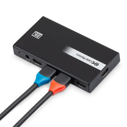 Picture of Cable Matters 48Gbps 4-Port 8K HDMI 2.1 Switch 4k 120hz / 8k 60hz, 4-Port 4k 120hz HDMI Switch 8K for PS5, Xbox Series X/S, Apple TV, Gaming Monitor, 4K / 8K TV and More