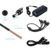 Picture of EVERSECU 8CH Security Cameras Power Adapter, 100V-240V AC to DC12V 5A Power Transformers with 8-Way Power Splitter Cable, Power Supply-for CCTV Camera/DVR/IP Camera/LED Strip Lights