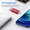 Picture of Thkailar 1TB USB C Flash Drive for MacBook and Android Phones,Thumb Drive with USB A and USB C for PC,Laptop,Portable External Storage for Pictures,Videos and Music
