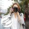 Picture of lyfLux 4 PCS 1/4" Camera Neck Strap Screw Holder, 4PCS Camera Strap Triangle Split Ring, 2PCS Camera Tether Safety Strap for DSLR Camera and Mirrorless Professional Cameras