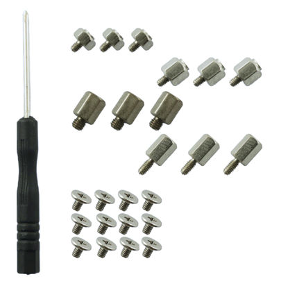 Picture of YTgilo 9 Sets M.2 SSD Motherboard Screws One Word Mini Toy Screwdriver 1 Screwdriver HDD Screw Kit for Laptop Repairs Home Use Watch Repair Toy Disassembly