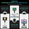 Picture of Andonstar AD246S-M Plus 7'' HDMI Soldering Digital Microscope for Electronics Repair, 2000x 3 Lens 2160P UHD Video Record, Soldering Microscope Station with Helping Hands, Coin Microscope, 32GB Card