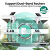 Picture of SOLIOM- True 5MP HD Security Cameras Wireless Outdoor, Solar Powered Home Security Camera with 360° Auto Tracking, Pan & Tilt, Spot Light Night Vision,2-Cam Pack, 5G & 2.4G Router, No Subscription