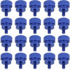 Picture of HELIFOUNER 20 Pieces 6-32 Thread, Blue Color Anodized Aluminum Computer Case Thumbscrews, Thumb Screws for Computer Case/Cover/Power Supply/Hard Drives