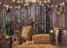 Picture of Alltten 7x5ft Western Cowboy Backdrop Western Party Decorations Wild West Vintage Wooden House Barn Door Photography Background Cowboy Theme Party Decorations Banner Photo Booth F44