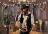 Picture of Alltten 7x5ft Western Cowboy Backdrop Western Party Decorations Wild West Vintage Wooden House Barn Door Photography Background Cowboy Theme Party Decorations Banner Photo Booth F44