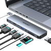 Picture of USB C Adapter HDMI USB Multiport Hub for MacBook Pro /Air M1 M2 M3 13"15"16" 2024-2018,8 in 2 Accessories for MacBook with HDMI,Thunderbolt 3,USB C and 3 USB A 3.0 Data Ports SD TF Card Reader, Audio