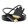 Picture of Kirzi 4K@30Hz USB Type-C to DVI Male Cable 6ft Support 2017-2020 MacBook Pro,Surface Book 2, Dell XPS 13,Galaxy S10 (6ft)