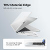 Picture of BlueSwan Compatible with MacBook Pro 13 inch Case 2025 2022-2017 A2338 M2/M1 A2289 A2251 A2159 A1989 A1706 A1708, Anti-Cracking and Anti-Fingerprint Hard Shell Case, Soft TPU Bumper + PC