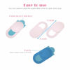 Picture of Webcam Cover for Laptop 0.028-Inch Ultra-Thin Webcam Cover Blocker for MacBook, iMac, Laptop, Desktop, PC, iPad, Smart Phone Protect Your Privacy and Security（Pink/Green/Blue-3 Pack