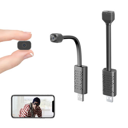 Picture of Rettru Spy Camera Hidden Camera : Pen Sized Mini Camera Nanny Cam WiFi Small Camera Spy Cam Mini Wireless Camera Mini Spy Camera V380 Pro WiFi Camera Indoor Camera Wireless with Phone app