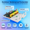 Picture of Tliffpaco Outdoor Gigabit PoE Extender, 5 Port PoE Repeater, 90W in 60W Out PoE Switch, Waterproof, Vlan, IEEE802.3af/at/bt Extend Additional 100m(328ft), 10/100/1000Mbps, Wall Mount Plug and Play