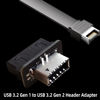 Picture of Bejavr USB 3.2 Gen 1 to USB 3.2 Gen 2 Header Adapter Front Panel Connector Motherboard 19Pin USB 3.0 to Type-E/USB C
