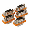 Picture of Arnorin DB9 Null Modem Adapter Male to Male 5 Pack
