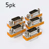 Picture of Arnorin DB9 Null Modem Adapter Male to Male 5 Pack
