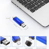 Picture of Vansuny 64GB 5 Pack USB Type-C Flash Drives 2-in-1 Dual Flash Drive USB A + USB C OTG Flash Drive for Android Smartphone Tablet Computer Laptop (Blue)