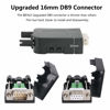 Picture of BIFALE DB9 Breakout Connector (5 Male+5 Female), DB9 Solderless Connector RS232 D-SUB Serial Adapters 16mm thinner 9 Pin Port Terminal Breakout Board with Case Long Bolts Tail Pipe