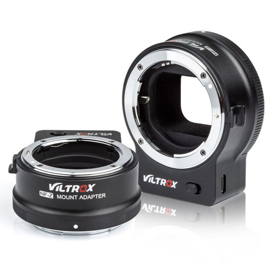 Picture of VILTROX NF-Z Lens Mount Adapter Auto Focus Lens Mount Adapter Converter Control Ring for Nikon F Lenses to Nikon Z Mount Series Cameras Z5 Z50 Z30 Z6 Z6II Z7 Z7II Zfc Z8 Z6III Z7III