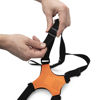 Picture of Venmark Binocular Harness Strap for Binoculars and Cameras - Holster Strap for Hiking, Birding, Hunting, Golfing - Complete with Survival Bracelet with Fire Starter, Compass, Whistle, and Paracord