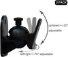 Picture of Saifsmart Adjustable Speaker Wall Mount Holder, Bookshelf Speaker Wall Mount Brackets, Surround Sound Speaker Mounts Capacity Upto 3.5 kg Black 1 Pair