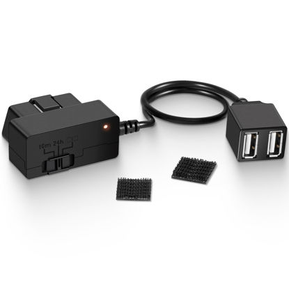 Picture of 010-12530-23 Constant Power Cable for Garmin Dash Cam 46, 47, 56, 57, 66W, 67W, Mini, Mini 2, Tandem, Fits Vehicle's OBD-II Port for Power Even When Parked and Turned Off