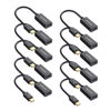 Picture of Anbear Mini Displayport to HDMI Adapter Thunderbolt to HDMI Cable, Gold-Plated HDMI to Mini DisplayPort Adapter Compatible with MacBook Pro, MacBook Air, Mac Mini, Microsoft Surface Pro (10 Pack)