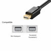 Picture of Anbear Mini Displayport to HDMI Adapter Thunderbolt to HDMI Cable, Gold-Plated HDMI to Mini DisplayPort Adapter Compatible with MacBook Pro, MacBook Air, Mac Mini, Microsoft Surface Pro (10 Pack)