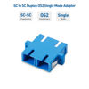 Picture of Cable Matters 6-Pack, SC to SC UPC Duplex OS2 Single Mode Fiber Optic Adapter, OS2 SC Fiber Coupler