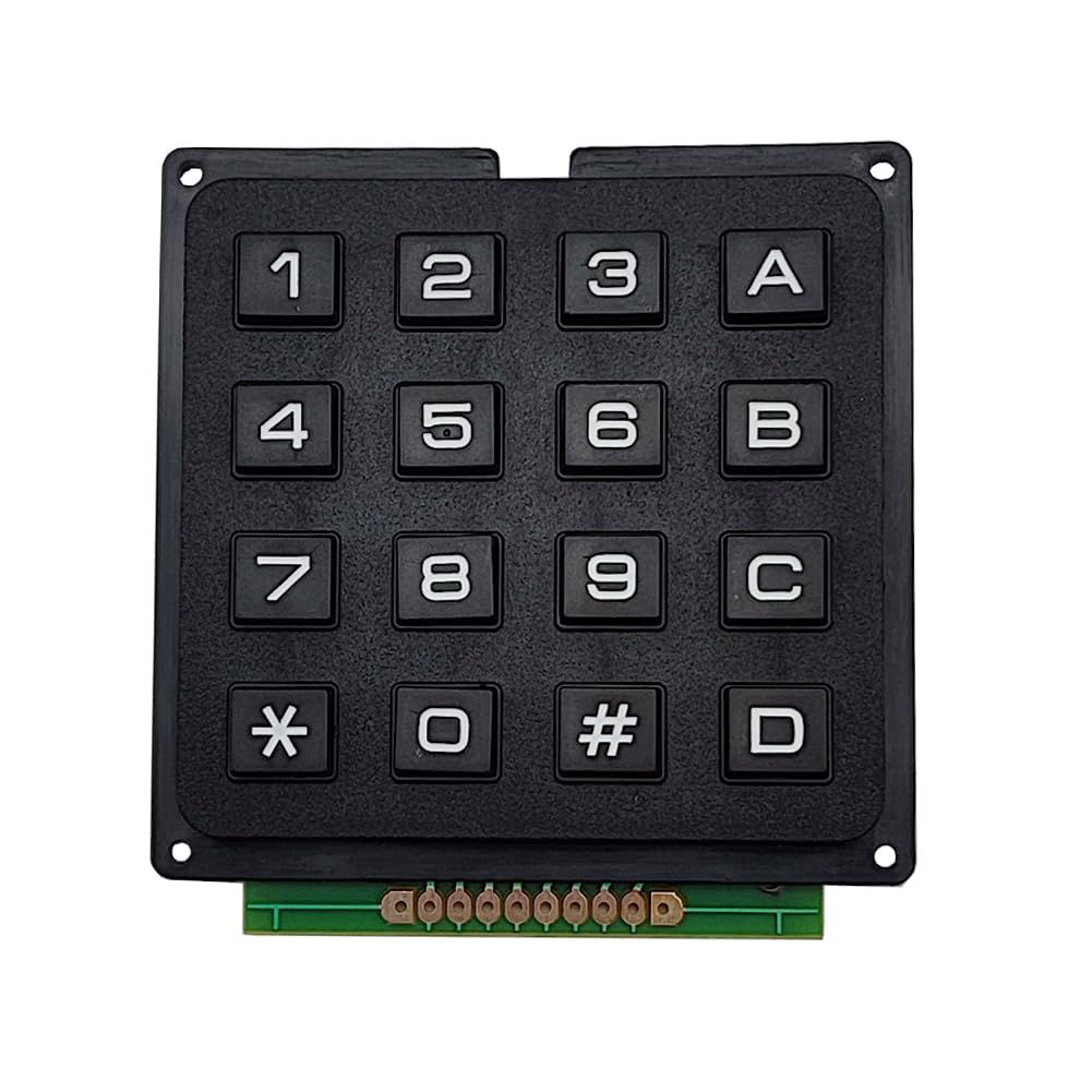 GetUSCart- SazkJere 4PCS 4x4 Matrix Keypad 16 Keyboard Module External ...