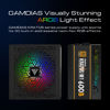 Picture of GAMDIAS 600W Bronze PSU, RGB Gaming PC Power Supplies 600W 80 Plus Bronze Certified 600 Watt PSU for Computers with Active PFC, Kratos M1-600B