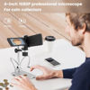 Picture of Andonstar AD203 Digital Coin Microscope for Error Coins with Metal Stand&Led Light, Handheld Portable USB Microscope Kit for Kids&Adults, 4" LCD Screen, Photo/Video Capture, Windows/Mac PC Compatible
