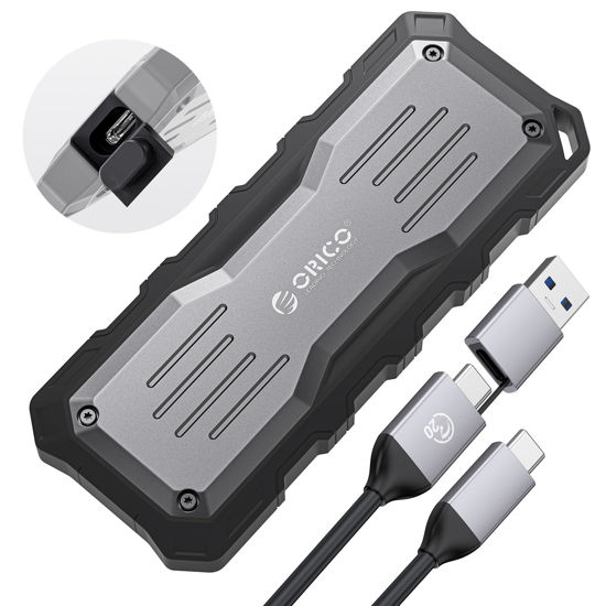 Picture of ORICO 2TB External SSD Up to 2000MB/s, Interface Extra Protection, Waterproof and Dust-Proof, Rugged and Reliable Outdoor Portable Solid State Drives for Action Camera, Smartphone, Laptop - O20