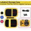 Picture of Lebakort Storage Case Compatible with KODAK PIXPRO WPZ2 Rugged Waterproof Shockproof Dustproof Digital Camera (Black + Yellow Case)