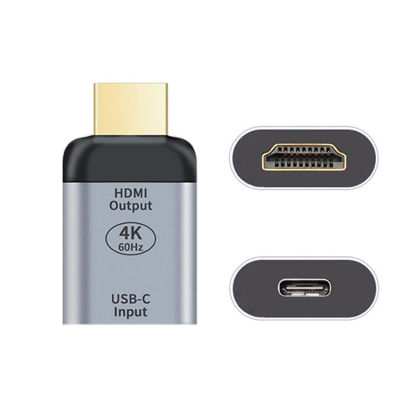 Picture of CY USB C to HDMI Converter USB C Source to HDMI Sink HDTV Adapter (The HDMI terminal must be connected to The monitor, not The host.You need to use The 10Gbps USB C to C Cable,Other Cable not work)