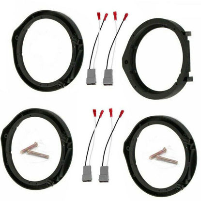 Picture of TEAMWILL 2 Pairs Car Speaker Adapter Board+Wiring Harness Connector for Honda-Civic 6.5"