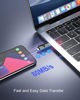 Picture of RAOYI 256GB USB C Flash Drive 2 in 1 Type C + USB 3.0 Flash Drive Dual OTG Retractable Type-C Thumb Drive Portable USB-C Memory Stick for iPhone 15 iPad Pro Android Smartphone Tablet PC (Black)