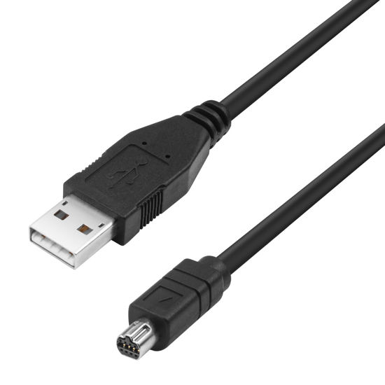 Picture of Arzweyk Replacement USB Camera Transfer Data Sync Cord UC-E1 USB Cable Compatible with Nikon Coolpix 880, 885, 990, 995, 4300, 4500, 5000, 5400, 5700, 8700 and More (3.9ft/1.2m)