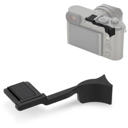 Picture of Deluxe Dedicated Metal Thumb Up Grip for Leica Q3/Q3 43 Thumb Support, Hot Shoe Thumb Up Rest Stand for Leica Q3/Q3 43 Digital Camera - Balck
