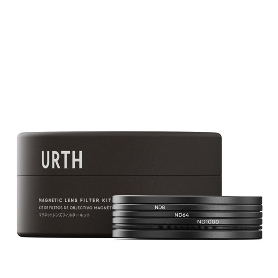 Picture of Urth 77mm 3-in-1 Magnetic Lens Filter Kit (Plus+) - Neutral Density ND8, ND64, ND1000, 20-Layer Nano-Coated, Ultra-Slim Camera Lens Filters