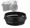 Picture of JJC LH-JX100 BLACK Metal Lens Hood/ 49mm Filter Adapter Ring for Fujifilm X70 X100 X100S X100T X100F X100V, Fuji X100S, Fuji X100F, Fuji X100V Lense Hood Shade, Fujifilm LH-X100 Lens Hood Replacement