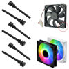 Picture of The Lord of the Tools 50Pcs 43mm Cooling Fan Mount Screw Anti-Vibration Rubber Fan Screws Anti Noise Reducing Vibration Screws Computer Accessories